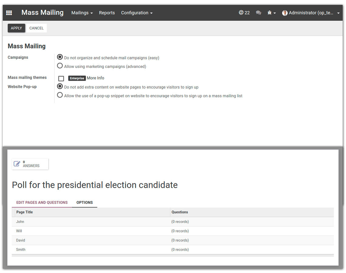 Easy-to-administer polls, simple reporting, and mass emailing for quick feedback and decision-making.