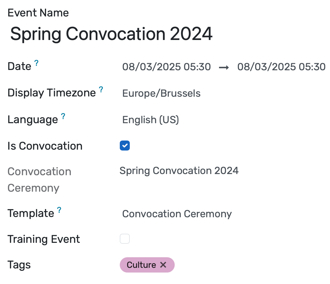 Streamlined Convocation Registration Process