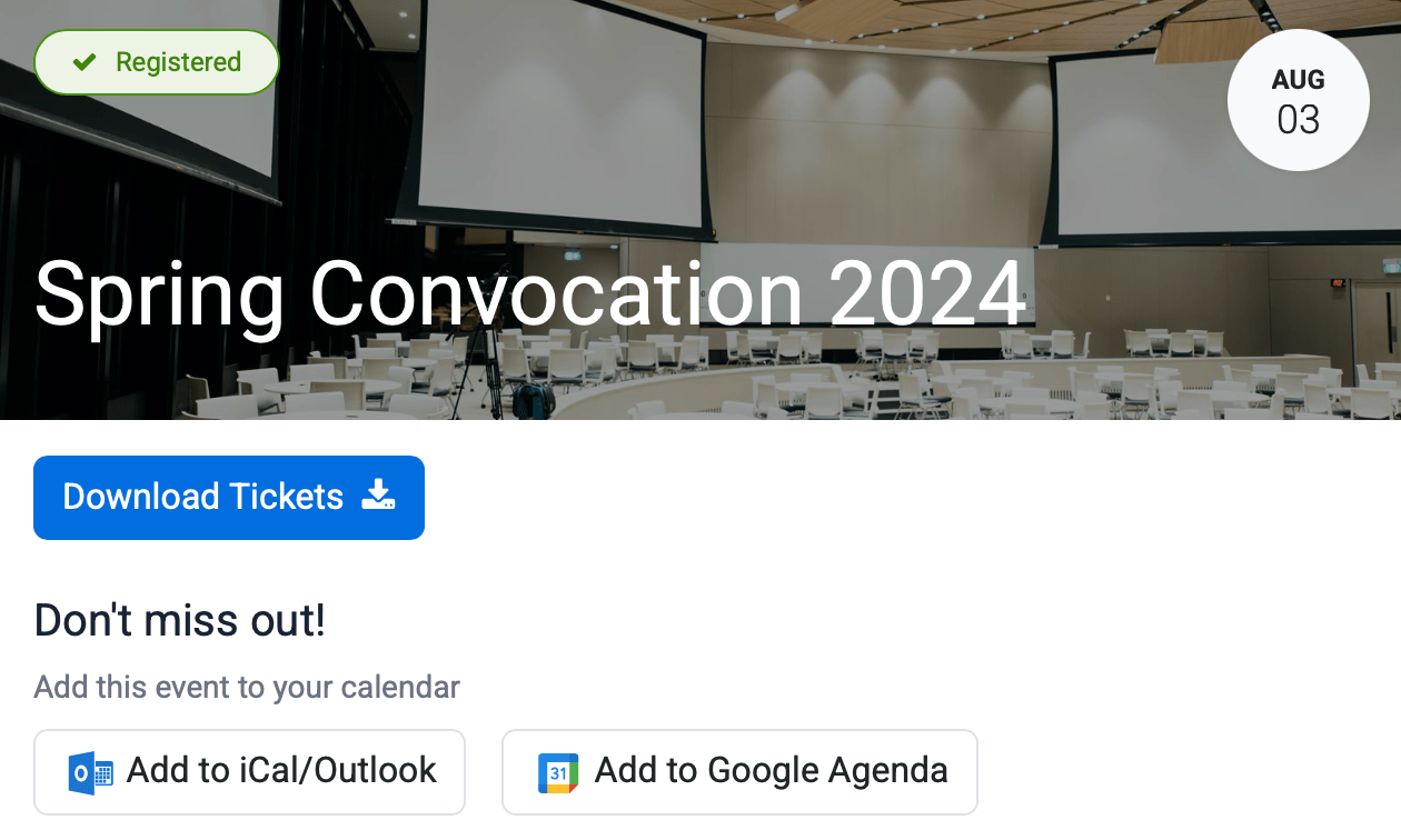 Secure & Branded Convocation Pass Creation