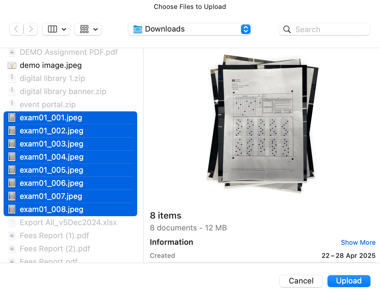 Automate OMR sheet upload, recognition, bulk scoring, instant reports, and seamless export to student records.