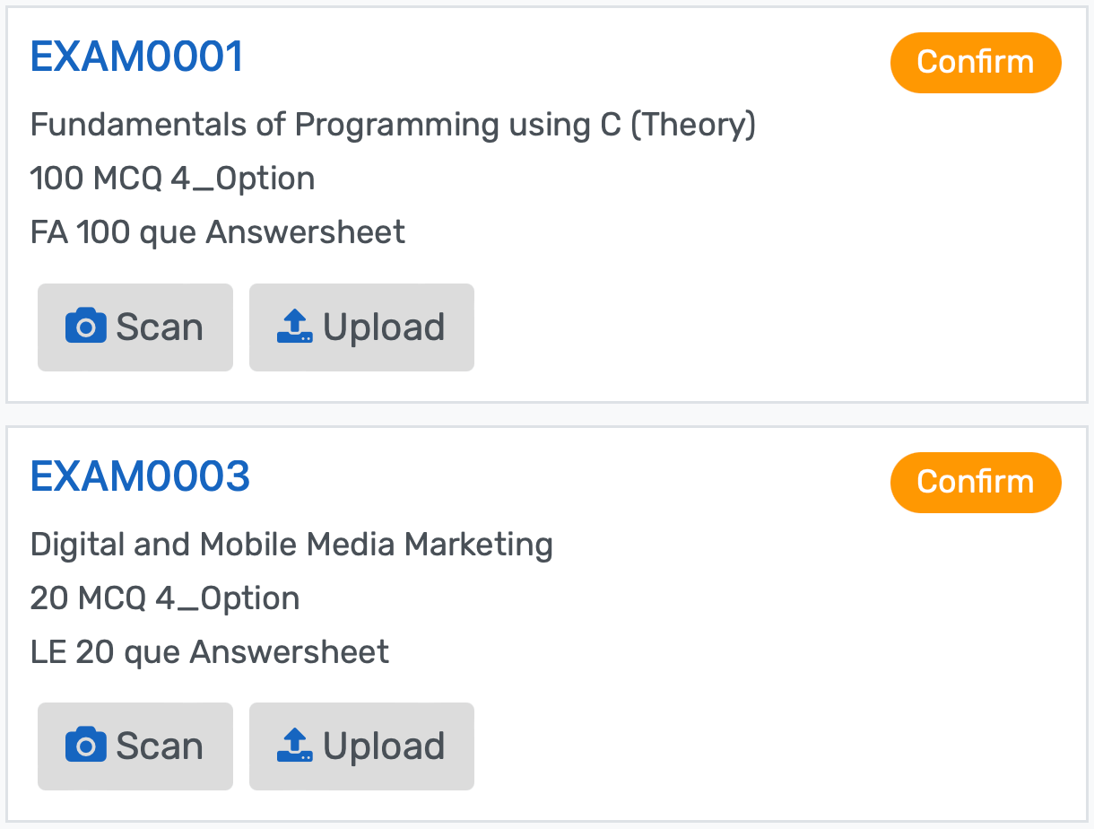 Automate OMR sheet upload, recognition, bulk scoring, instant reports, and seamless export to student records.