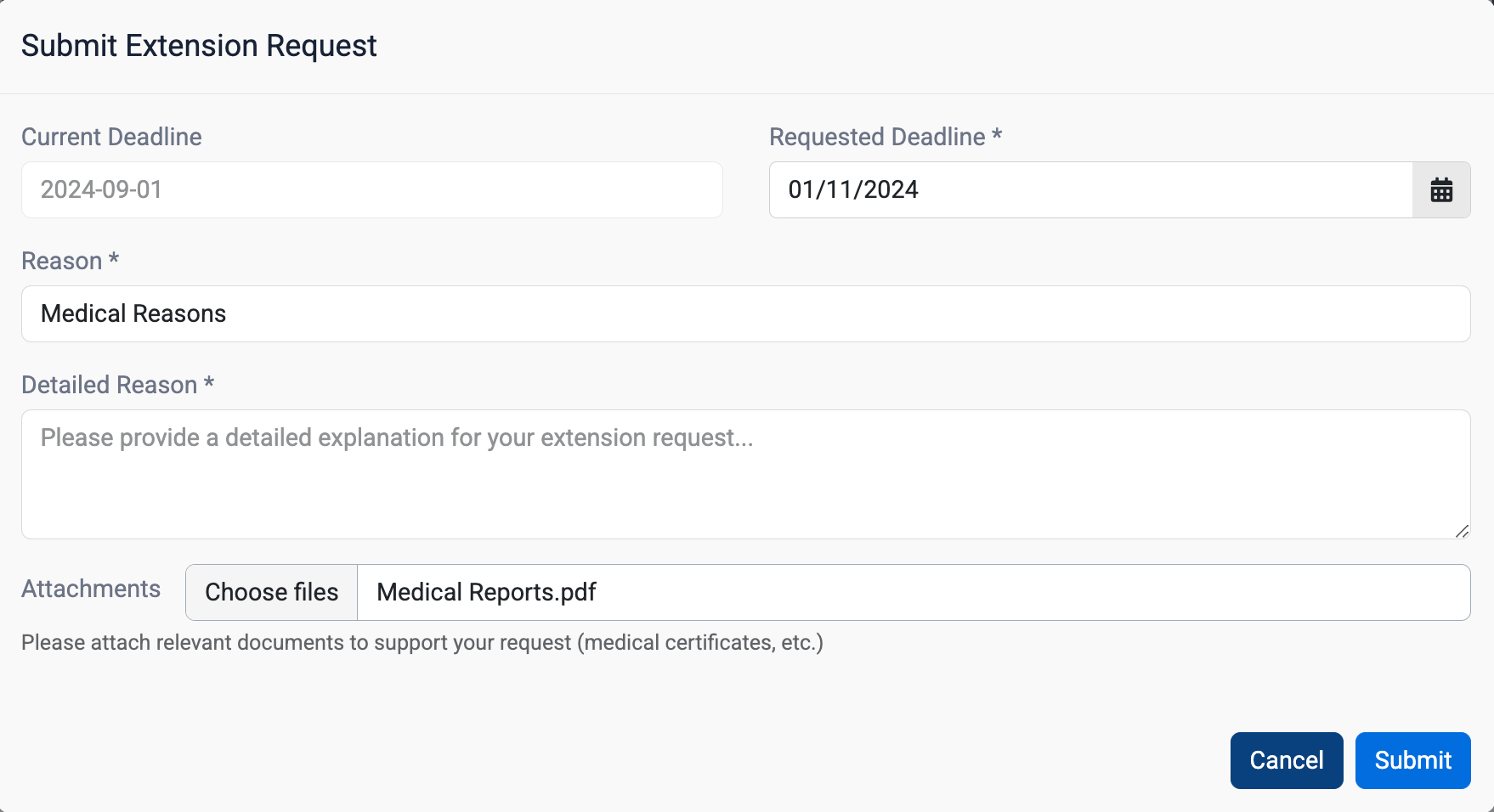 Workflow diagram showing automated proposal flow