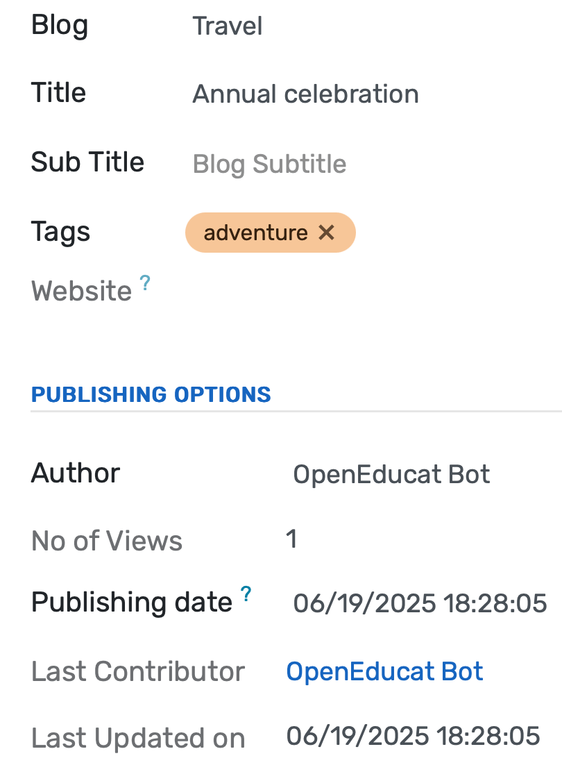 Create, manage, and share blogs; foster learning, knowledge exchange, and faculty-student communication.