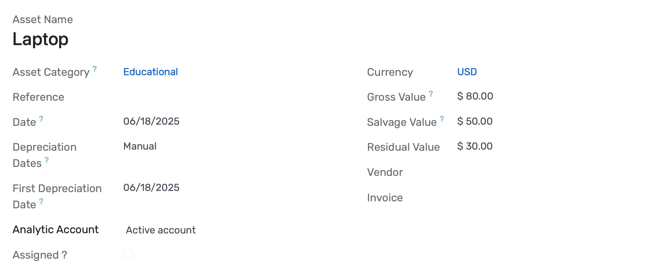 Easy asset requests with categories, attachments, real-time tracking, automated alerts, and mobile/desktop access.