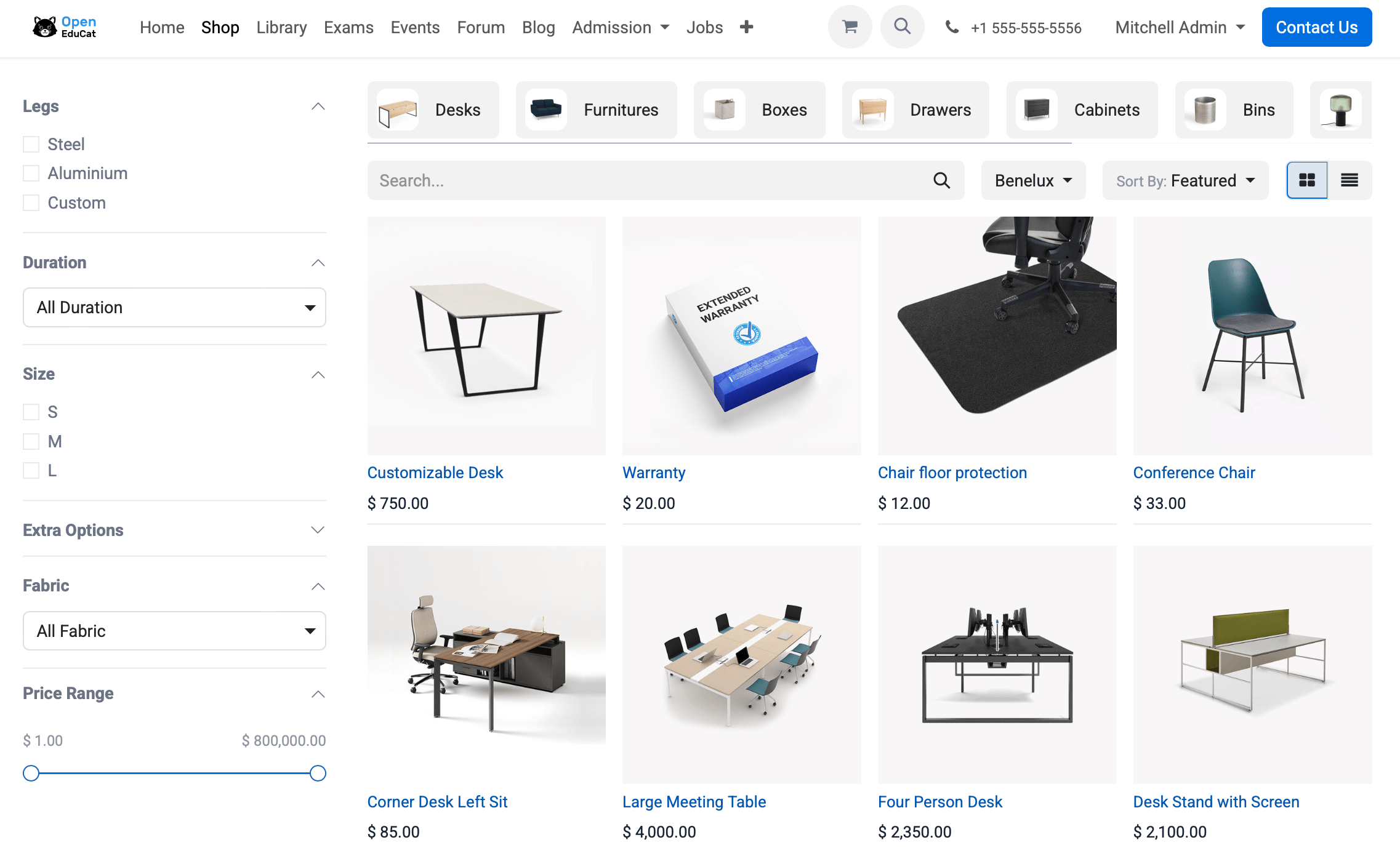 Educational Institute Ecommerce Integration