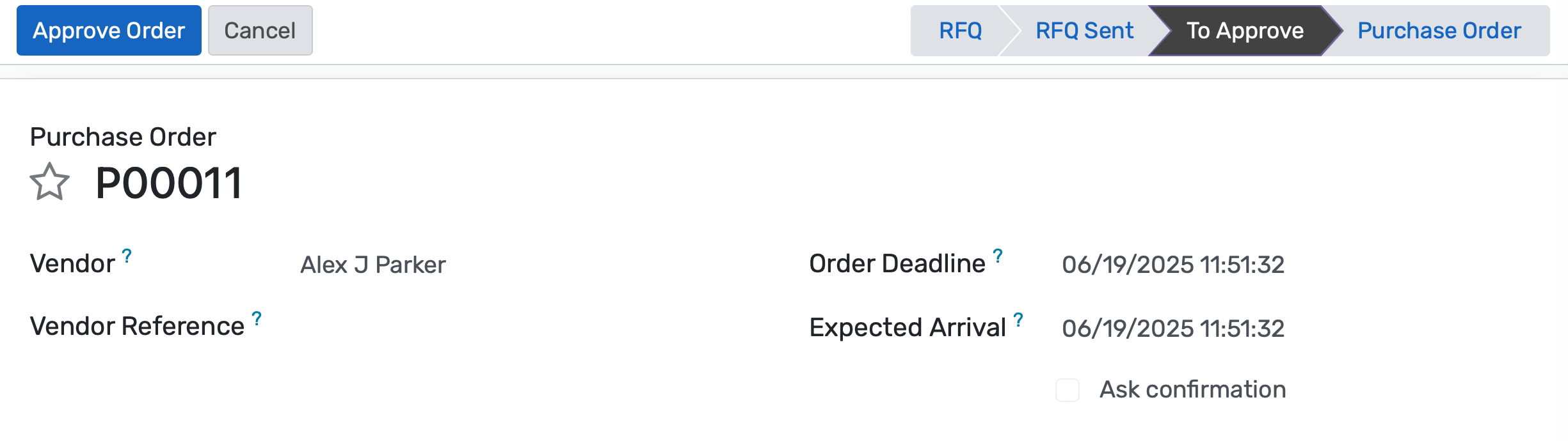 Submit, approve, track, and route purchase requests online with real-time budget tracking and inventory integration.