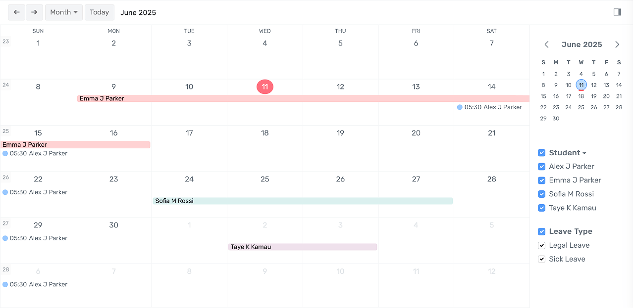 Leave Request Management System