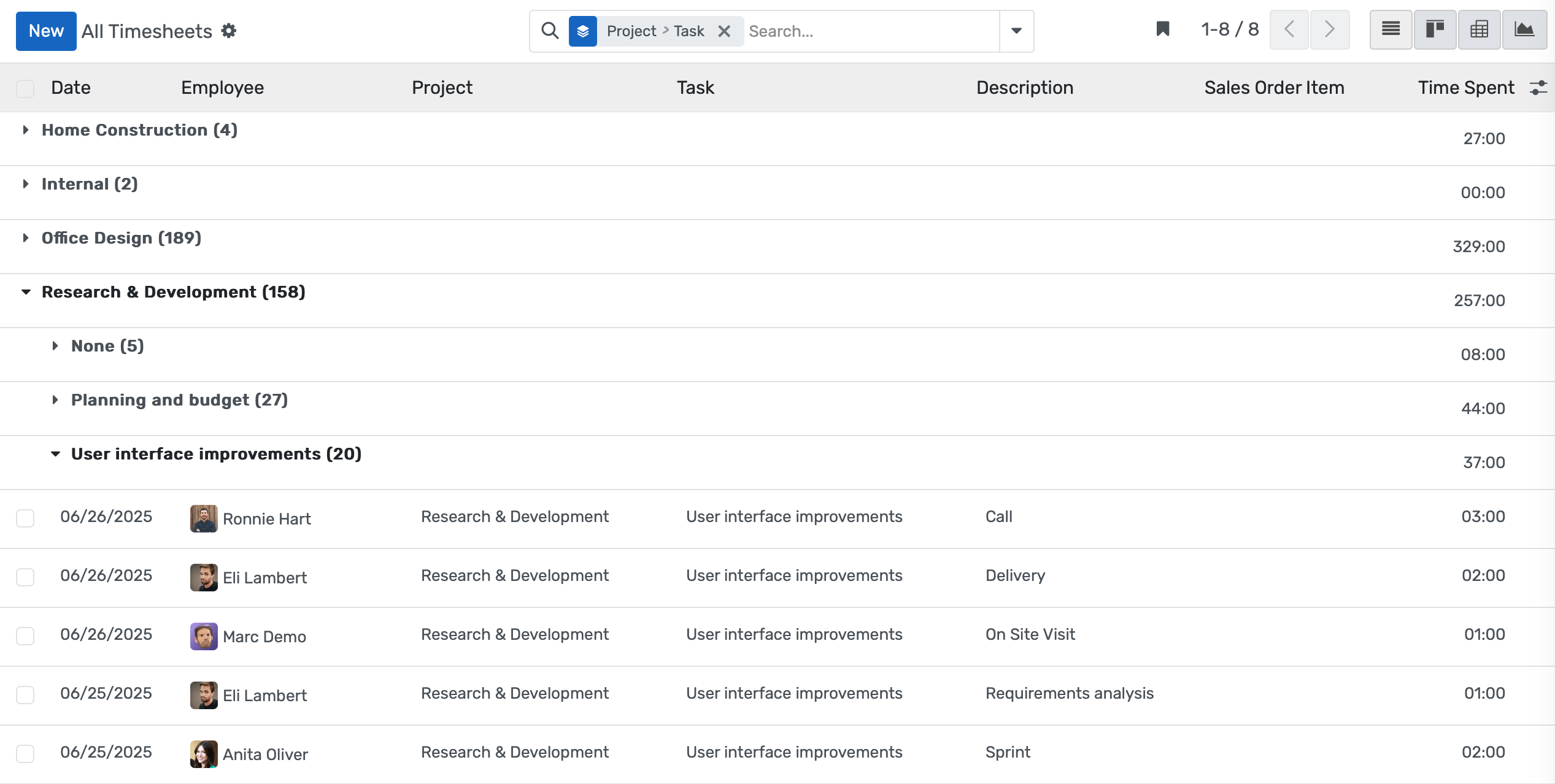 Timesheet Management System