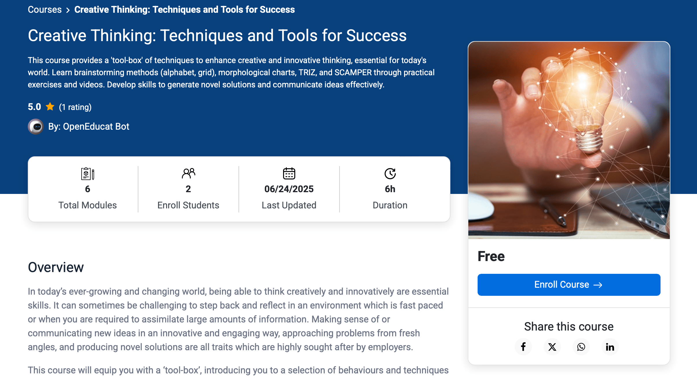 Learning Management System