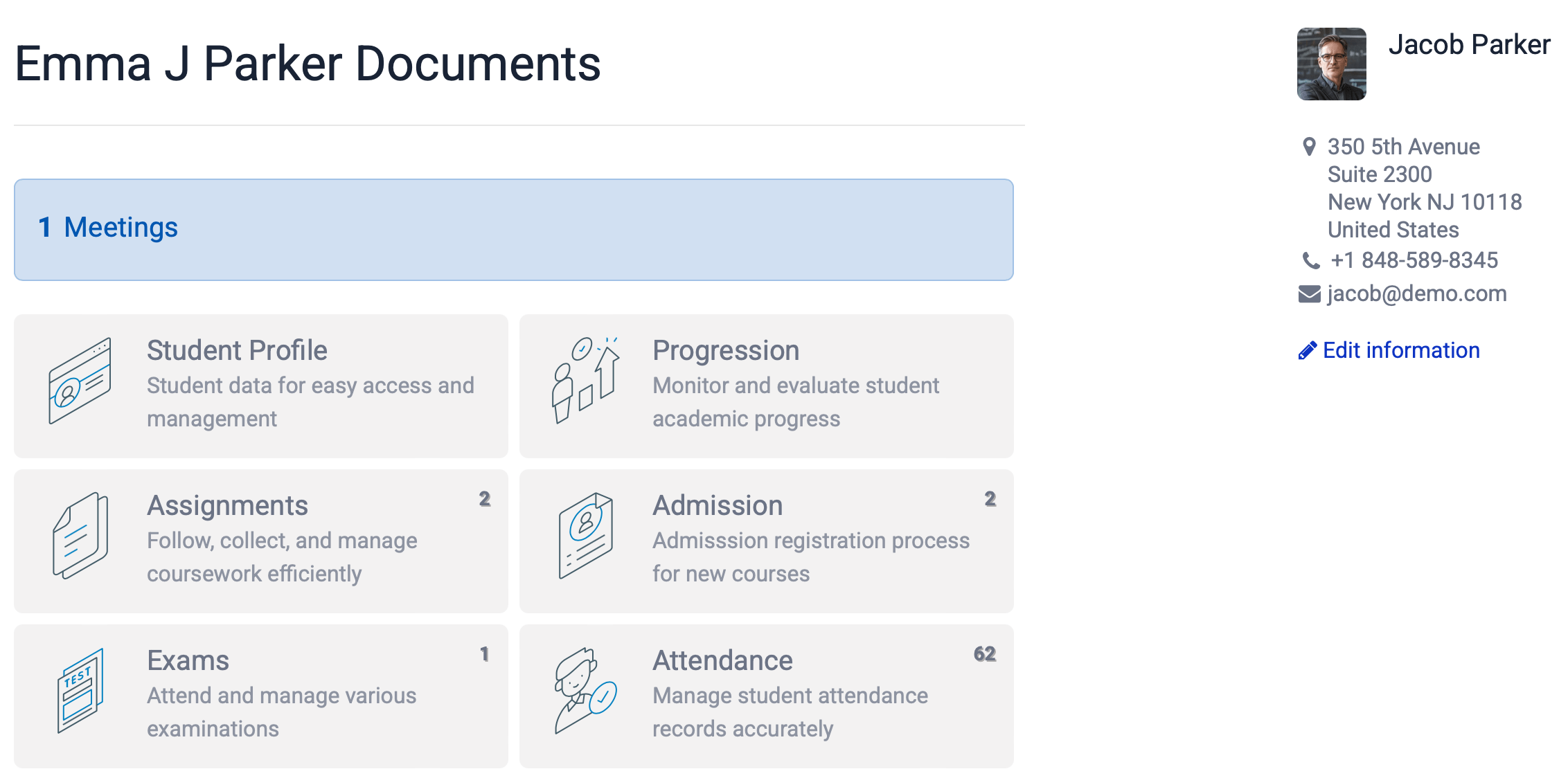 View grades, track attendance, get alerts, review teacher feedback, and access secure portals with role controls.