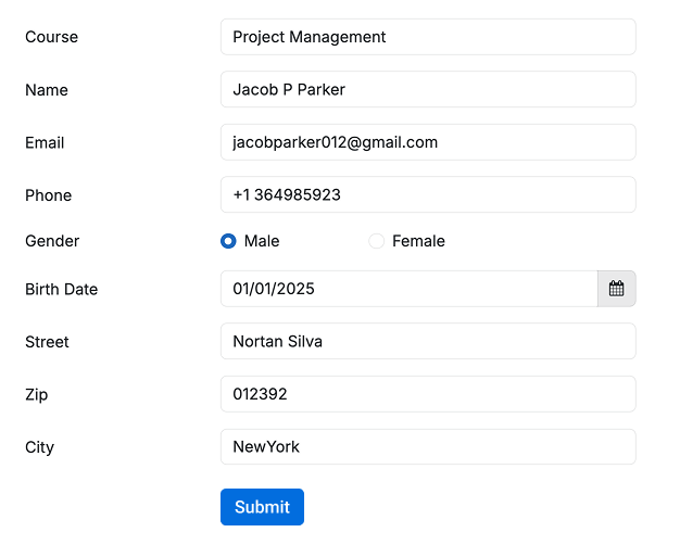 User-friendly admissions portal with intuitive forms, online document uploads, automated updates, and mobile access