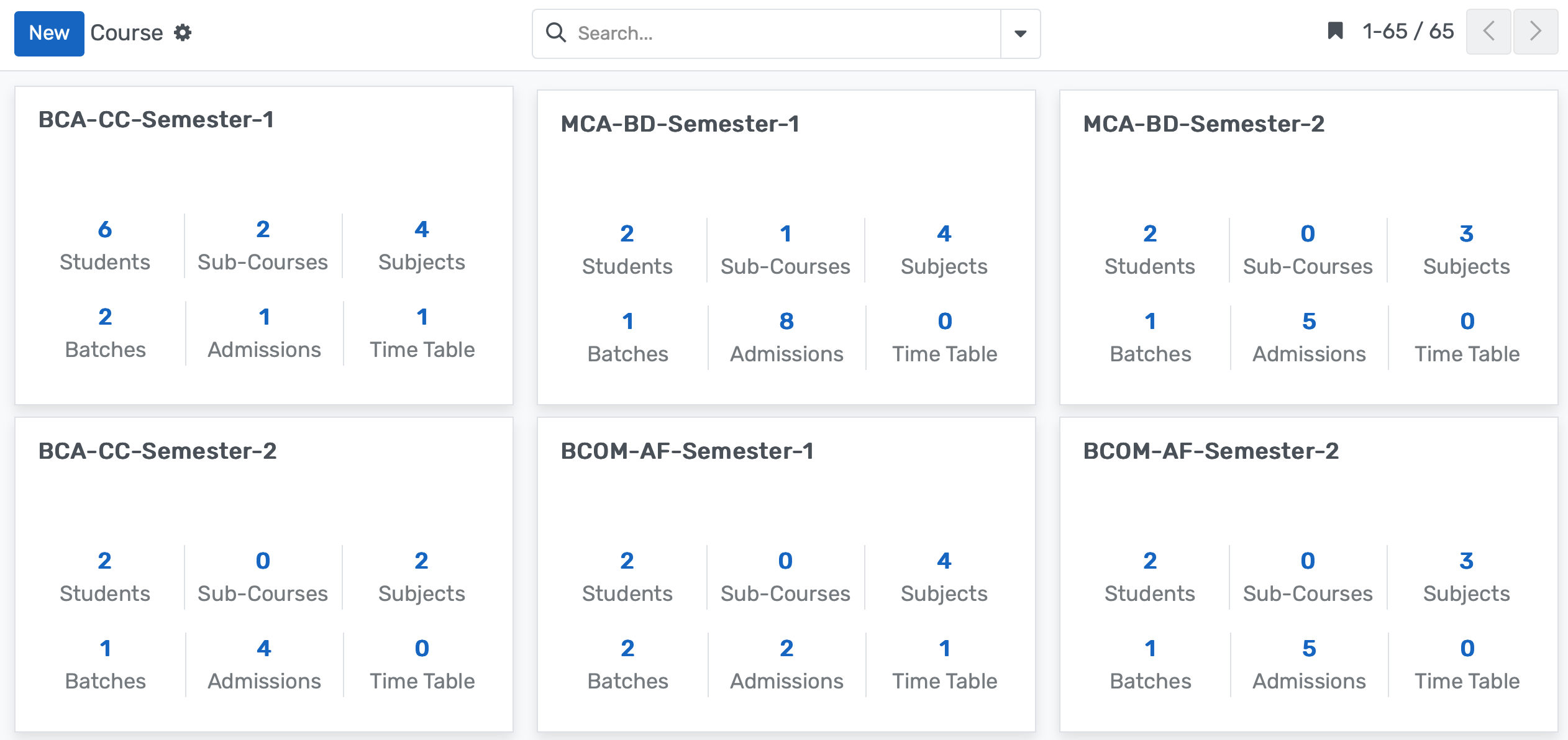 Course Management System
