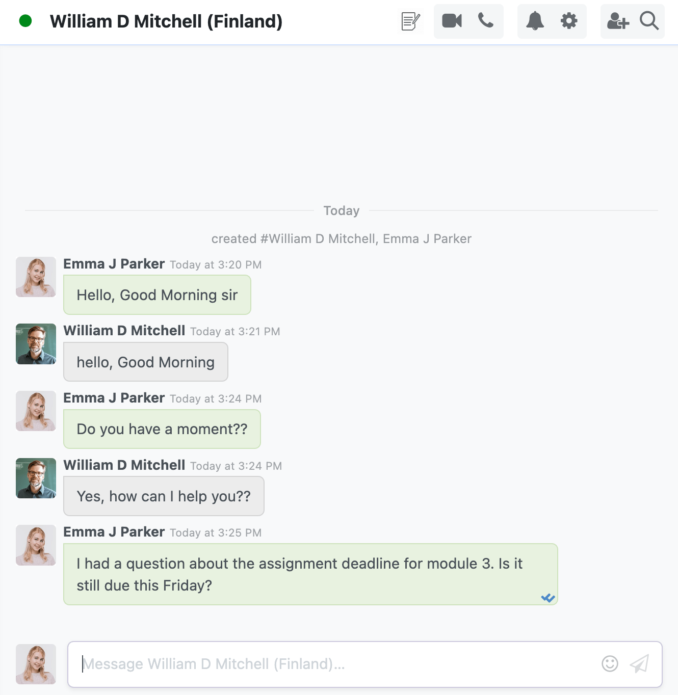 Student engagement platform with discussion forums, direct messaging, group projects, feedback, and supplementary resources