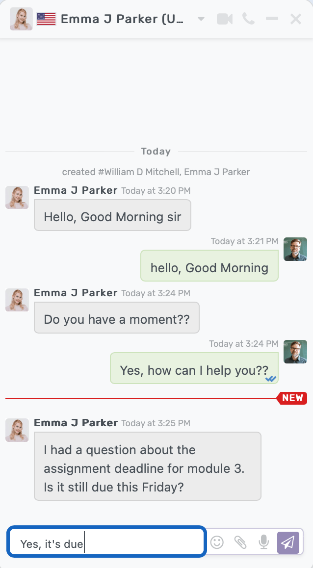 Student engagement platform with discussion forums, direct messaging, group projects, feedback, and supplementary resources