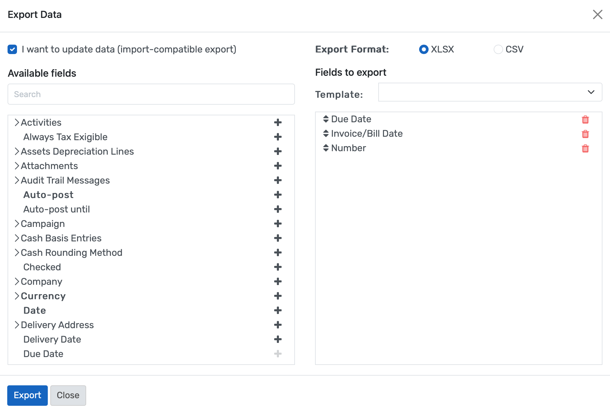 Import/export data, multi-currency, multi-organization, and web service integration for seamless school management.